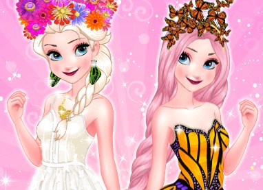 Игра Снежная Королева Бабочек Дива