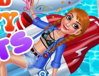 Игра Принцессы на Вечеринке в Бассейне