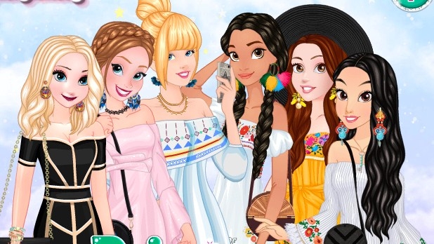 Игра Принцессы: Платья Без Плеч