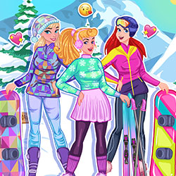Игра Принцессы: Зимние Виды Спорта
