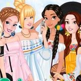 Принцессы: Платья Без Плеч