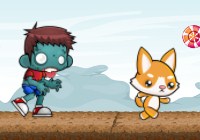 Игра Щенок Убегает от Зомби