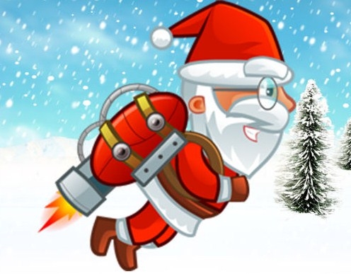 Игра Летающий Санта