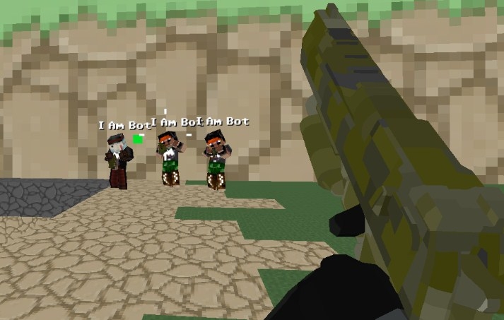 Игра Боевая Пиксель Арена: Яростный Человек