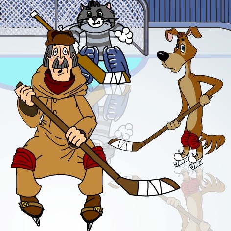 Игра Простоквашино: Хоккей