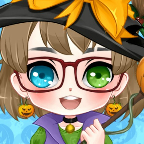 Игра Аниме: Чиби Аватар на Хэллоуин