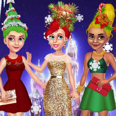 Игра Прически в Стиле Ёлок