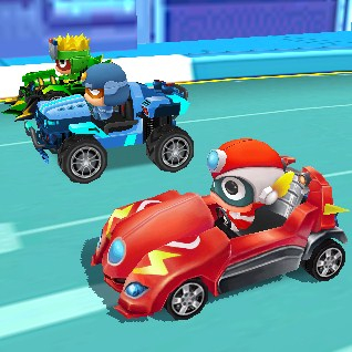 Игра Счастливые Супергеройские Гонки – Трансформировать Автомобиль