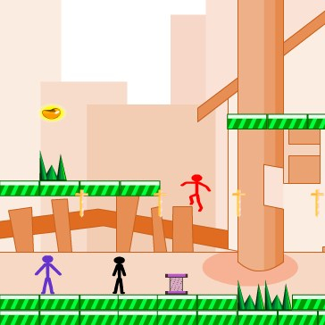 Игра Человечки и Бобы 3