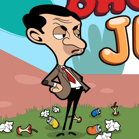 Игра Мистер Бин: Мусор На Заднем Дворе