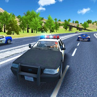 Игра Водитель Полицейских Машин: Трюки