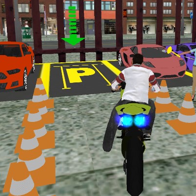 Игра Парковка Мотоцикла