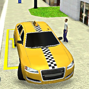 Игра Парковка: Водитель Такси