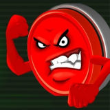 Сердитая Красная Кнопка