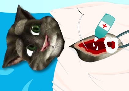 Игра Говорящий Том: Хирургия