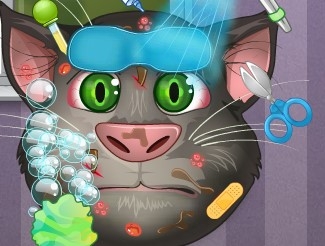 Игра Говорящий Том: У Косметолога