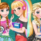 Игра Диснеевские Девочки Вернулись в Школу