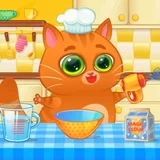 Игра Котенок Бубу: Бубу Готовит