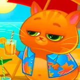 Игра Котенок Бубу: Пляж