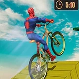Игра Супергерои на BMX