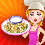 Игра Малышка Хейзел: Готовим Салат Цезарь