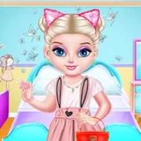 Игра Непослушная Малышка Эльза: Выходной