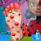 Игра Операция на Ноге Леди Баг