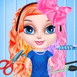 Игра Прическа для Малышки Эльзы