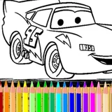 Игра Дисней Машины: Книжка Раскраска