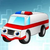 Игра Карточки Памяти: Машины Скорой Помощи