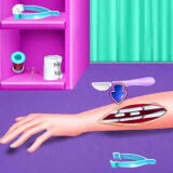 Игра Операция на Руке Эльзы