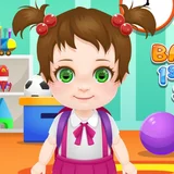 Игра Малышка Оли: Первый День в Школе